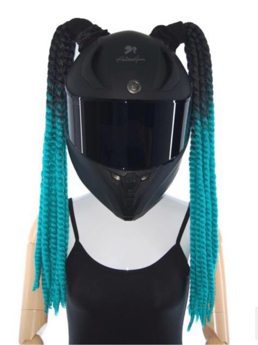 Interchangeable Helmet Twist Braids